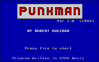 Punkman atari screenshot